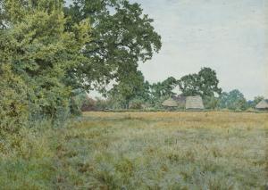 FRASER Garden William 1856-1921,A Hayfield, Bedfordshire,Christie's GB 2023-07-13