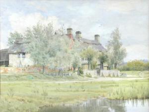 FRASER Garden William 1856-1921,The Ferry Boat Inn at Holywell,1913,Cheffins GB 2015-06-17