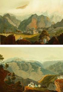 FRASER James Baillie,Seran Rajas Palace" and "View of the Country from ,Sloans & Kenyon 2004-09-19