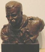 FRASER James Earle 1876-1953,BUST OF THEODORE ROOSEVELT AS A ROUGH RIDER,William Doyle US 2002-12-10