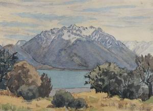 FRASER Jock 1899-1974,Lake Scene,International Art Centre NZ 2016-02-23