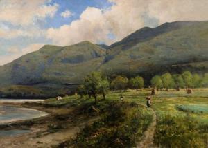 FRASER John Arthur 1838-1898,Country Scene with Peasants,Heffel CA 2019-08-29