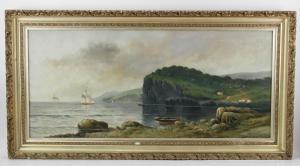 FRASER John Simpson 1858-1927,seaside cliffs,Kaminski & Co. US 2023-01-06