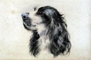 FRASER L.W,Head studies of a terrier and spaniel,Gorringes GB 2009-10-21