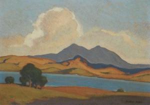 FRASER Thomas Douglass,Blue Bay - Mount Diablo, California,1945,John Moran Auctioneers 2020-10-20