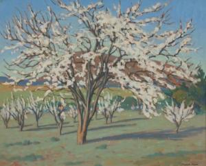 FRASER Thomas Douglass 1883-1955,The Prune Tree,John Moran Auctioneers US 2021-11-16