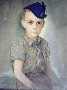 FRASIAK Stanislaw 1897-1950,Portret chłopca (1941),1941,Rynek Sztuki PL 2002-12-08