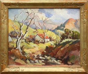 FRATES William E 1896-1969,Scene in Niles Canyon,Clars Auction Gallery US 2009-10-11