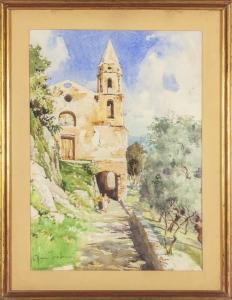 FRATTINI Gino 1891-1965,Ravello, antica Chiesa di San Matteo,Boetto IT 2021-06-09