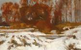 FRECSKAY Endre 1875-1919,Korai tél,1906,Nagyhazi galeria HU 2006-10-18