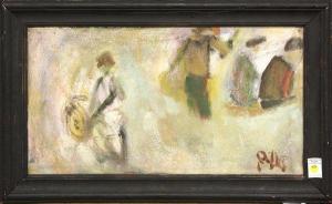 Frederick George III GRIFFING 1951,Man with Scooter,Clars Auction Gallery US 2010-01-10