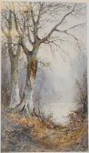 Frederick Pearson,Trees and lake in autumn,Bonhams GB 2008-05-30