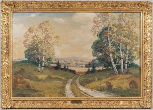 FREDERICKS Ernest 1877-1959,Autumn Landscape,Skinner US 2018-07-24