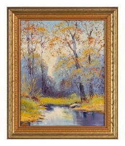FREDERICKS Ernest 1877-1959,Berns Wood and Camp Berns,Hindman US 2024-08-14