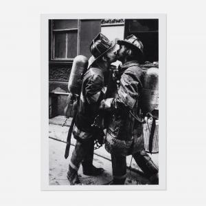 FREEDMAN Jill 1939-2019,Firemen Kissing,Rago Arts and Auction Center US 2022-08-17