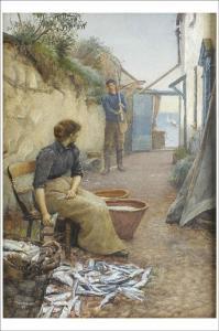 FREEMAN Mary Winefride 1886-1912,The Cornish Fishergirl,Hampton & Littlewood GB 2007-04-25