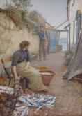 FREEMAN winifred maud,Newlyn fisher folk,1893,David Lay GB 2007-07-12