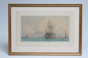 FREER Henry Branston 1800-1900,Busy Shipping Scene,Hartleys Auctioneers and Valuers GB 2022-03-16