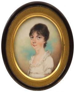 FREESE N. 1794-1814,A portrait miniature of a young lady,1805,Rosebery's GB 2018-03-21