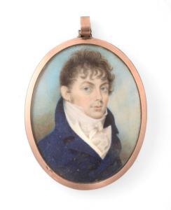 FREESE N. 1794-1814,Portrait Miniature of a Gentleman,1814,Tennant's GB 2017-07-15