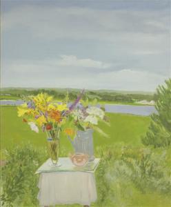 FREILICHER Jane 1924-2014,Lizzie's Flowers in a Landscape,1978,Christie's GB 2010-07-22