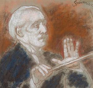 FREIMAN Lillian 1908-1986,Portrait of Arturo Toscanini,Bonhams GB 2009-05-25