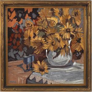 FREMION Joel 1952,Still Life with Sunflowers,Treadway US 2014-03-08