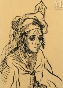 FREMONT SUZANNE CAMILLE DESIREE 1876-1962,Portrait de femme,Millon & Associés FR 2023-10-11