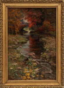 FRENCH Frank 1850-1933,View of Blow Me Down Bridge,Skinner US 2021-07-15