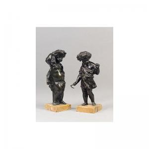 FRENCH Garrett B 1900-1900,a pair of putti harvesters,Sotheby's GB 2003-02-11
