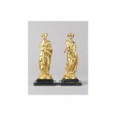FRENCH Garrett B 1900-1900,gilt bronze classical maidens,Sotheby's GB 2002-11-13