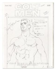 FRENCH JIM 1932-2017,Mock Up for Colt Men , Issue #25,1995,Swann Galleries US 2023-08-17