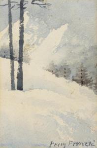 FRENCH Percy William 1854-1920,Alpine Landscape,Adams IE 2024-03-27