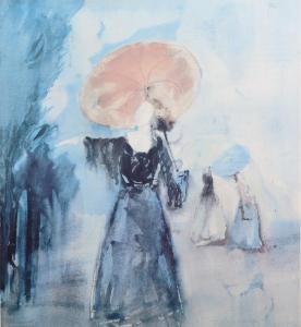 FRENCH SCHOOL,A Girl with a Pink Parasol,John Nicholson GB 2019-05-29