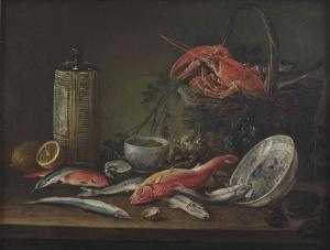 FRENCH SCHOOL,A red mullet and other fish,1800,Christie's GB 2016-11-15