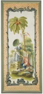 FRENCH SCHOOL,AN ORIENTAL MAN KNEELING BY A FOREST SHRINE;,Sotheby's GB 2015-04-28