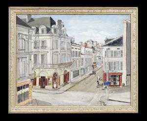 FRENCH SCHOOL,Chalais Street Scene With Shop Keepers,New Orleans Auction US 2012-12-01