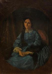 FRENCH SCHOOL,Femme assise dans un intérieur,1870,Millon & Associés FR 2019-09-25