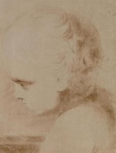 FRENCH SCHOOL,Head of a child in profile to the left.,Galerie Koller CH 2014-09-19
