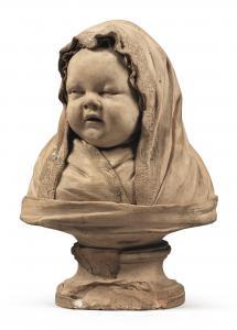 FRENCH SCHOOL,HEAD OF A NEW BORN CHILD,Sotheby's GB 2017-04-27