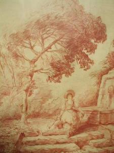 FRENCH SCHOOL,Jeune fille auprès d'une fontaine,1820,Blavignac CH 2007-12-01