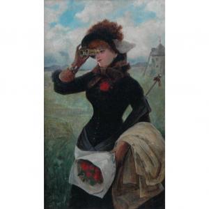 FRENCH SCHOOL,Lady Watching a Race,William Doyle US 2012-09-18