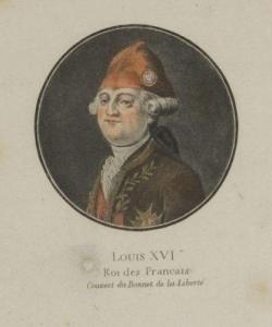 FRENCH SCHOOL,Louis XVI, roides Français, couvert du bonnet de la Liberté,Osenat FR 2011-04-03