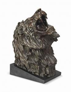 FRENCH SCHOOL,MODEL OF A LION'S HEAD,Christie's GB 2015-09-08