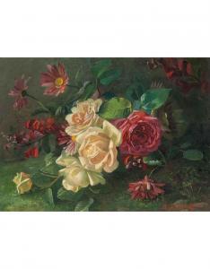 FRENCH SCHOOL,Natura morta con rose,1904,Wannenes Art Auctions IT 2010-06-01