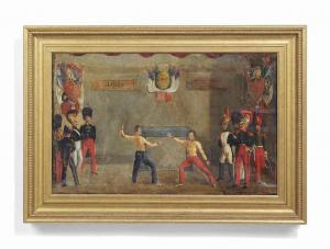 FRENCH SCHOOL,Officers fencing,Christie's GB 2015-07-07
