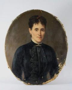 FRENCH SCHOOL,Porträt Teresa Voigt-Fioroni,1885,Jens Scholz DE 2016-11-04