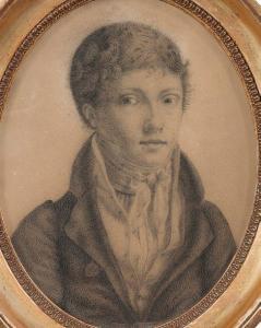 FRENCH SCHOOL,Portrait d'un jeune homme,1820,Aguttes FR 2018-11-13