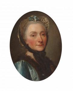 FRENCH SCHOOL,Portrait d'une élégante au chapeau de dentelle,18th century,Mercier & Cie 2018-04-15