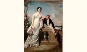 FRENCH SCHOOL,«Portrait d'une jeune femme et de son fils sur,1820,Salles de ventes Pillet 2005-04-03